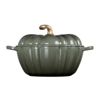 Cast Iron Casserole Pumpkin Thyme 24cm (5)