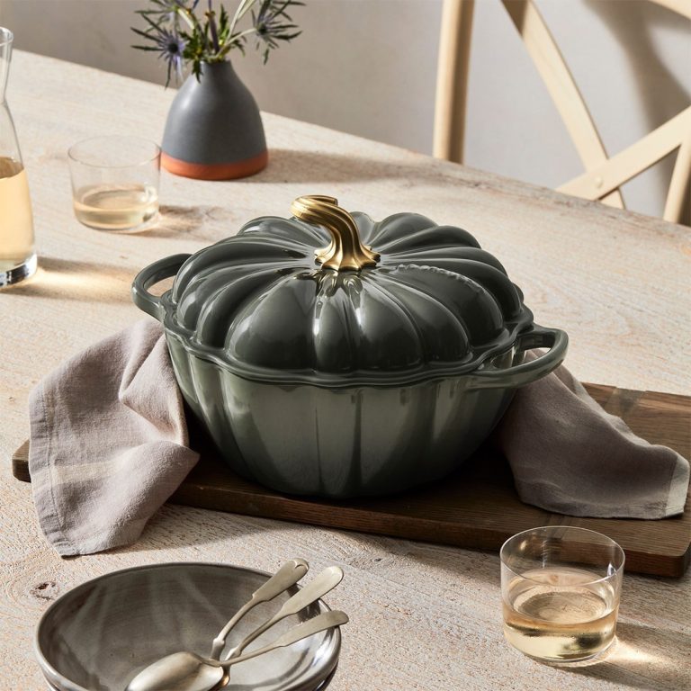 Cast Iron Casserole Pumpkin Thyme 24cm LS