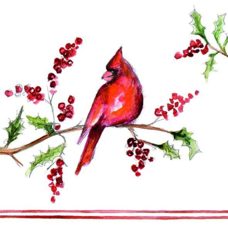 Christmas-Cardinals-Napkin