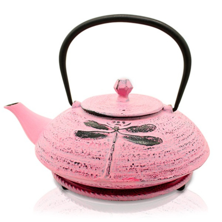 dragonfly-pink-cast-iron-teapot