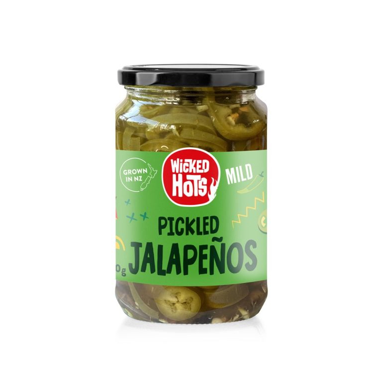 wicked hot pickled jalapenos mild