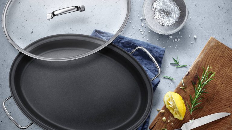 WMF Non-Stick Fish Pan with Glass Lid LS