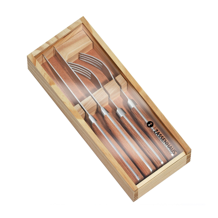 Zassenhaus Wood Handle Steak Cutlery Set of 2 (1)