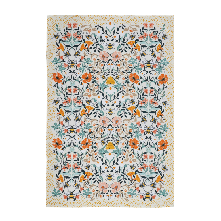 uw-bee-bloom-cotton-tea-towel-1