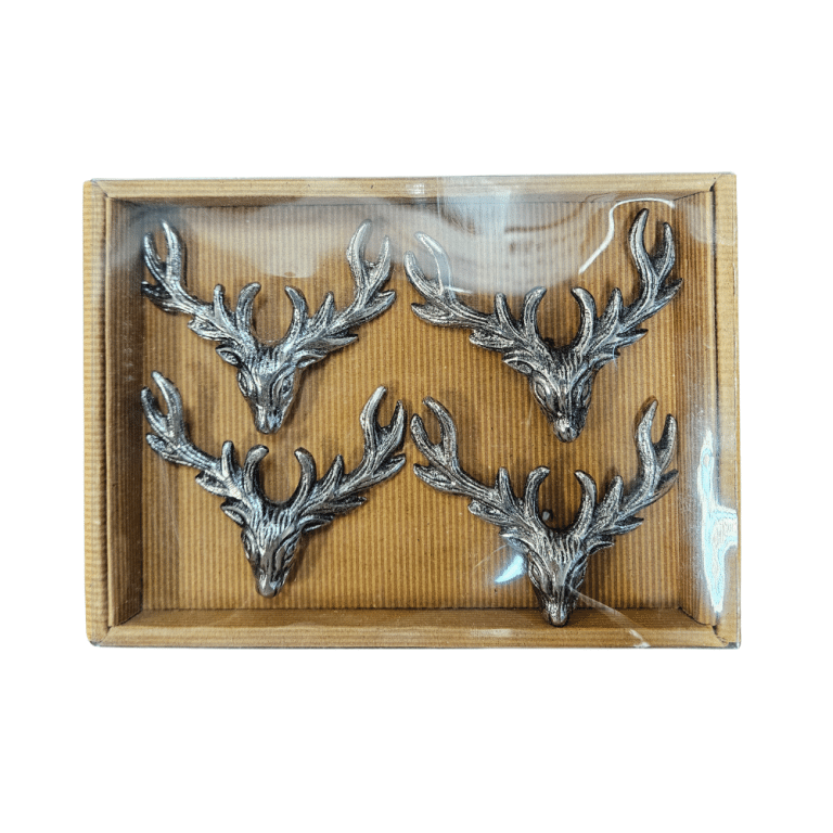 Highland Stag Candle Pins Set of 4 (2)