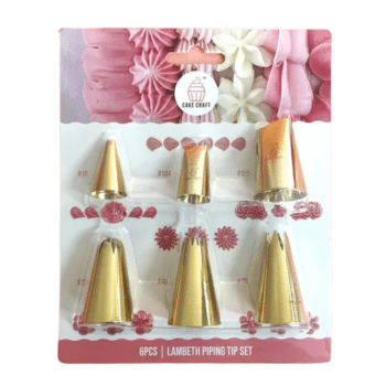 Cake Craft Lambeth Piping Tip Set 6 Piece