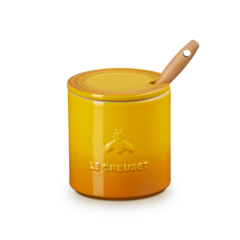 Le Creuset Signature Honey Pot & Silicone Dipper (1)