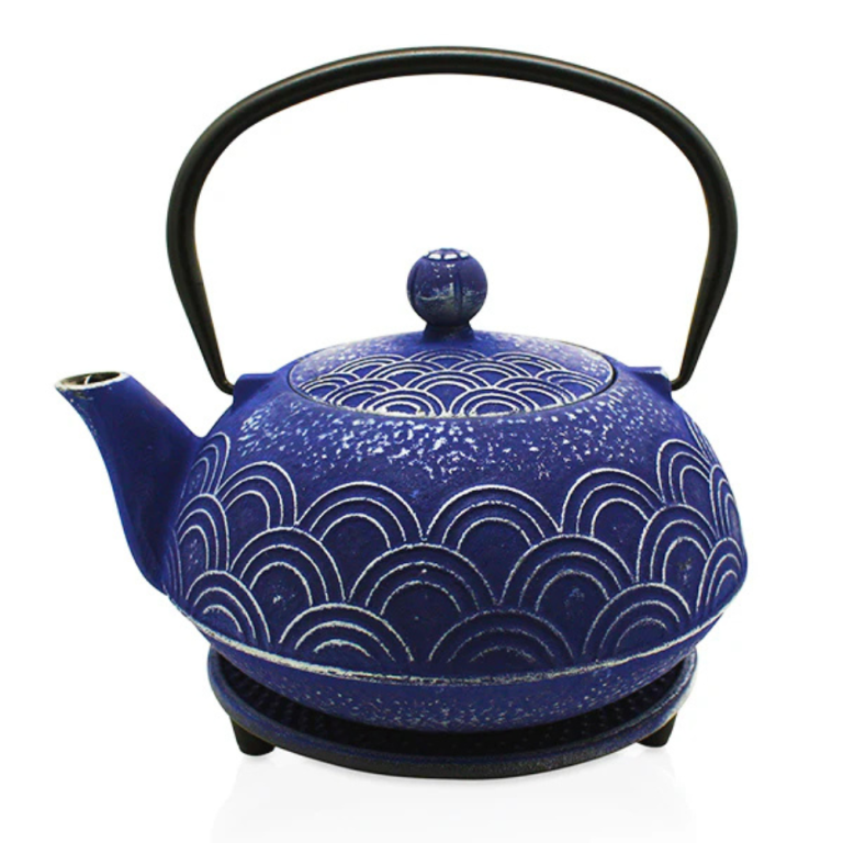 Nami Navy Blue & Silver Teapot