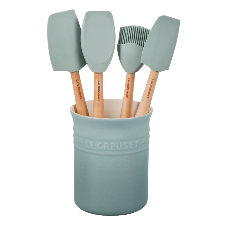 Le Creuset 5 Piece Utensil Set Sea Salt