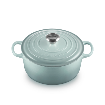 Le Creuset Signature Cast Iron Round Casserole Sea Salt 24cm