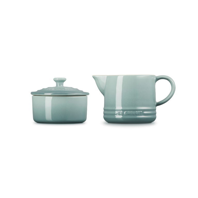 Le Creuset Stoneware Cream and Sugar Set Sea Salt (1)