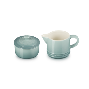 Le Creuset Stoneware Cream and Sugar Set Sea Salt